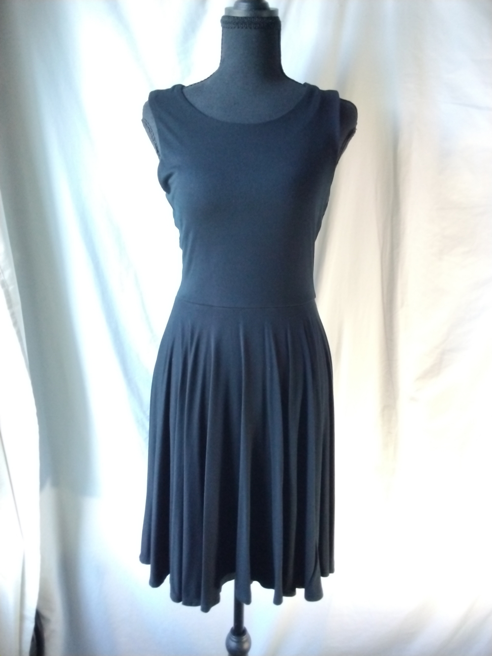 Willi Smith Sleeveless Black Fit & Flare Dress